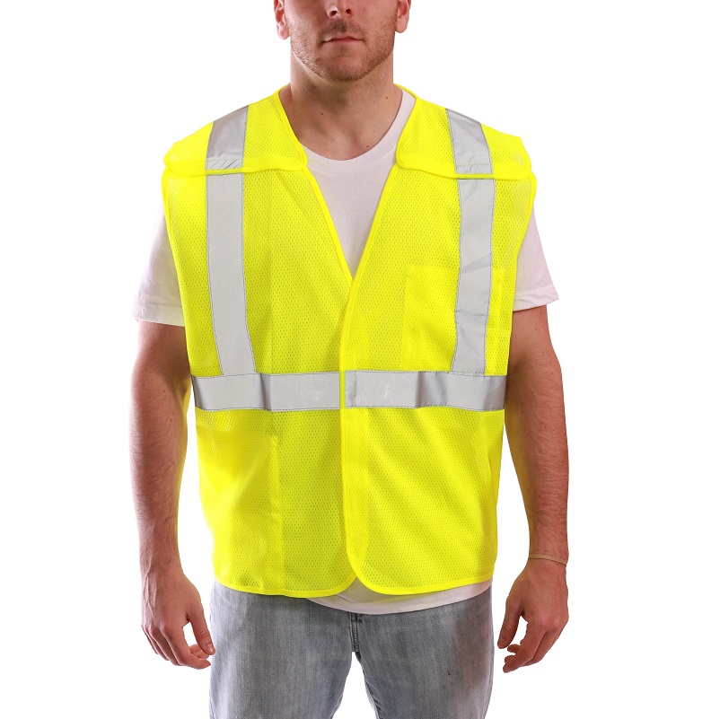 Job Sight Class 2 Breakaway Vest in Flourescent Yellow